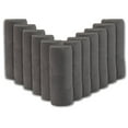 thumbnail image 5 of 24 pack Trail maker 60”L x 50”W Solid Color Adult Fleece Throw Blankets in Gray, 5 of 9