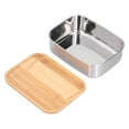 thumbnail image 4 of Fiambrera Bento de acero inoxidable 304 con tapas para estudiantes y trabajadores, 4 of 14