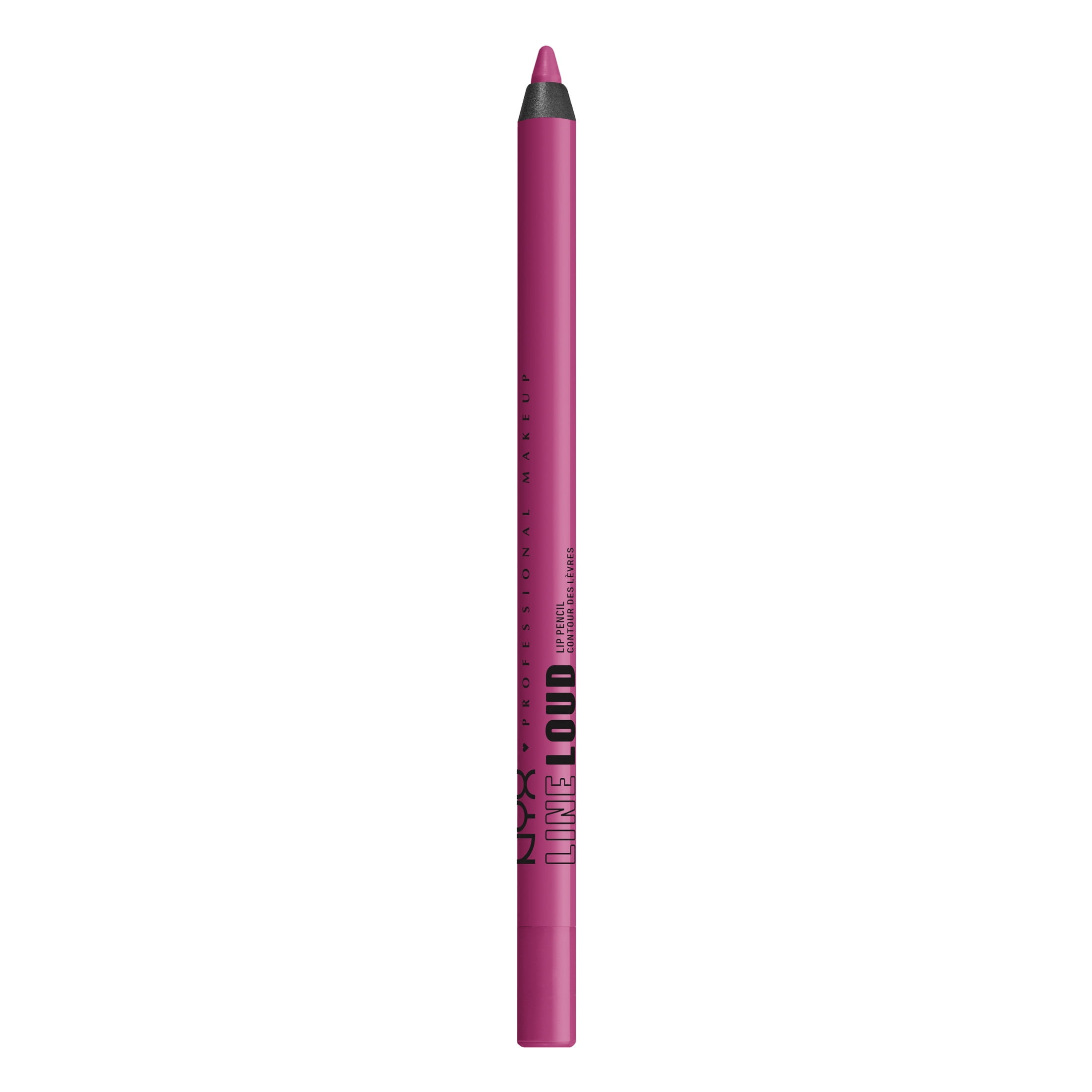 (3 pack) NYX Professional Makeup Line Loud Lip Liner, Longwear Matte Lip Pencil, Hottie Hijacker