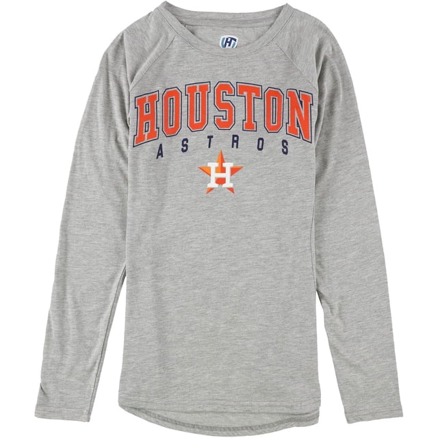 Hands High T-Shirt Graphique Houston Astros pour Femmes, Gris, Petit