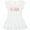 AA-White, variant on Pink Paris Eiffel Tower with Flowers Girls Baby Dress