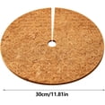thumbnail image 2 of 4pcs Coconut Fiber Mulch Ring Tree Plant Protector Mat, 11.8 Inch Natural Coco Coir Tree Mulch Ring Plant Pot Soil Covers, Tree Rings Disc Plant Cover for Indoor Outdoor Plants, 2 of 7