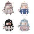 thumbnail image 2 of Guardurnaity de nailon para mujer, de gran capacidad, de Color sólido, de compras ajustable para estudiantes, bolso de hombro Mochilas Azul Guardurnaity AP013004-02, 2 of 6