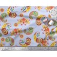thumbnail image 3 of Soimoi Rayon Fabric Artistic Paisley Printed Craft Fabric by the Yard 42 Inch Wide, 3 of 3