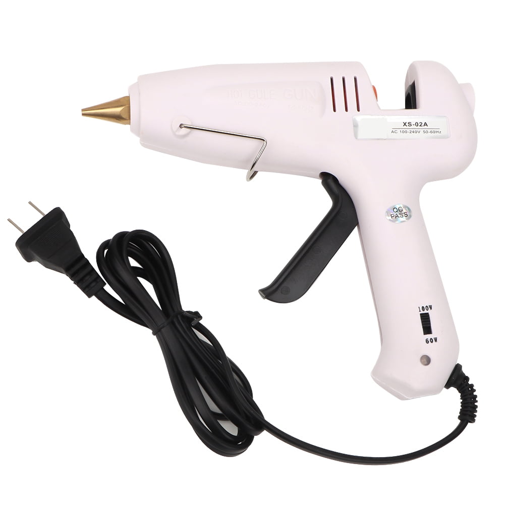 Silicone Hot Glue Gun Electrical Adjustable Hot Glue Melt Tool with Ergonomic Handle US Plug