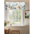 thumbnail image 2 of Curtain Valance for Windows,Thanksgiving Pumpkin Fall Colorful Eucalyptus Leaves Kitchen Valances Rod Pocket Short Curtains,Farm Harvest Window Treatment Panel for Bedroom Bathroom 54"x18", 2 of 9