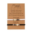 thumbnail image 1 of Y Luminoso Pulseras Pareja Pulseras Buen Corazón Ajustable En Forma De Pulseras Trenzadas Amante Pulseras, 1 of 4