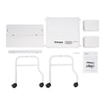 thumbnail image 6 of Pedicure Foot Rest Cart, Pedicure Stand with Wheels Manicure Footrest Stool Foot Massage Station Stand for SPA Salon White, 6 of 20