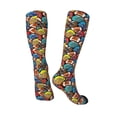 thumbnail image 4 of Balery American Football Printed Novelty Socks Men's Women's Crew Socks Sports Socks Knee High Socks Cotton Socks Quirky and Cool Socks, 4 of 9
