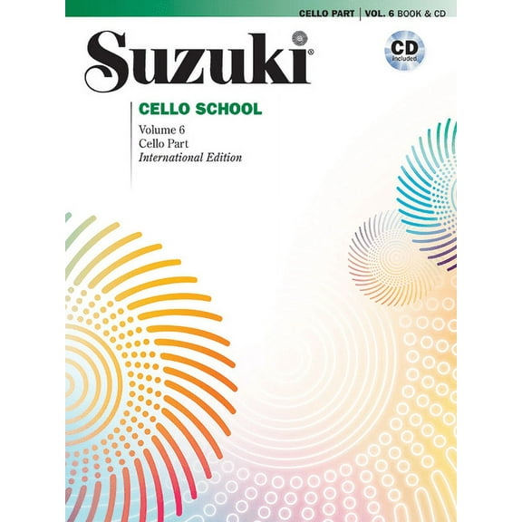 Suzuki Cello School Suzuki Cello School, Vol 6: Cello Part, Book & CD, Book 6, (Paperback)