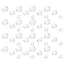 OUNONA 350 Pcs Patch Aesthetic Stickers Foam Boards Circle Transparent