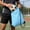 Light Blue, variant on EDHITNR Polyester Drawstring Backpack, Ball Carry Bag for Soccer Basketball Volleyball in Color Options, Lightweight Sports Mesh Bag for Practice and Games