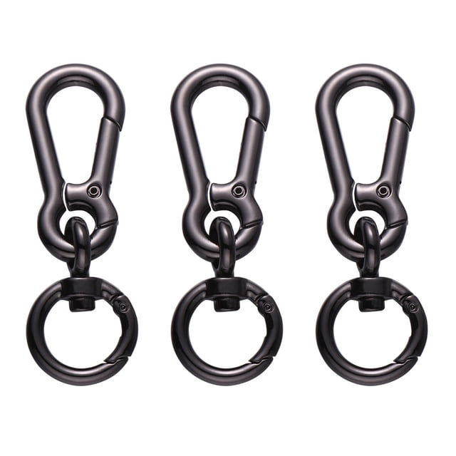 Miangastore 3pcs Traction Rope Hook Bag Strap Loop Shoulder Strap Chain Buckle Replacement Buckle Accessories (Style 3)