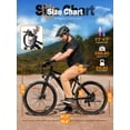 thumbnail image 3 of ESKUTE M200 Electric Bike for Adults, 21-Speed Gear 27.5" Mountain Ebike, 1200W Peak Brushless Motor 28MPH, 48V 10.4Ah, Step Over E-Bicycle, with NFC Unlock, Black with Fender & Rack, UL2849, 3 of 8