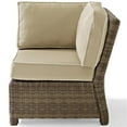 thumbnail image 2 of Pemberly Row Chaise d'Angle de Patio en Osier, Brun et Sable, 2 of 7