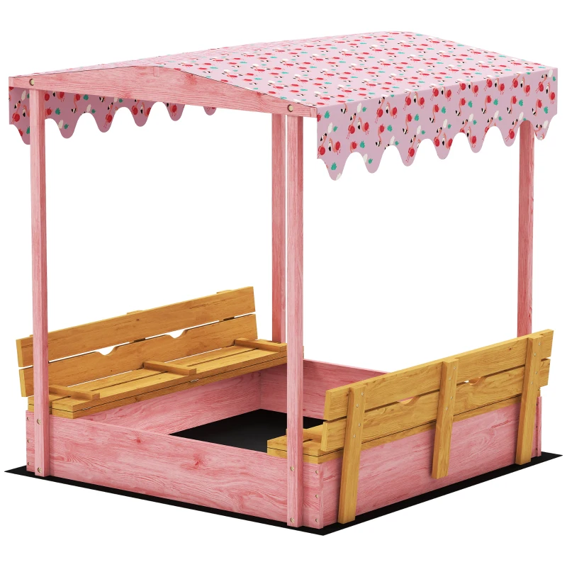 Outdoor Kids Wooden Sandbox