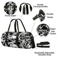 thumbnail image 2 of Octopus Skull Travel Sport Duffle Bag,Canvas Shoulder Tote Gym Bags for Overnight Weekender Dancing Yoga Gymnastics Ballet, 2 of 7