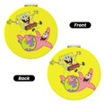 thumbnail image 2 of Zufioo SpongeBob SquarePants for Portable Pocket Makeup Mirror, Foldable Handheld Magnifying Beauty Mirror Suitable for Wallet Handbag for Women-Round Shape, 2 of 9
