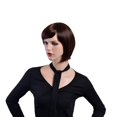 thumbnail image 1 of Peluca mullida corta natural para mujer con estilo y elegante ZefeiWu 8390611548841, 1 of 1