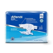 Attends DermaDry Advance Briefs X-Large 58'' - 63'' Bag of 20 - 6 Pack