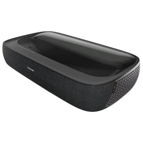 Restored Hisense 100L9H-RB 4K TriChroma Laser Projector, 3000 ANSI Lumens, Dolby Vision, Dolby Atmos, Smart Home Theater Projector, Black (Refurbished)