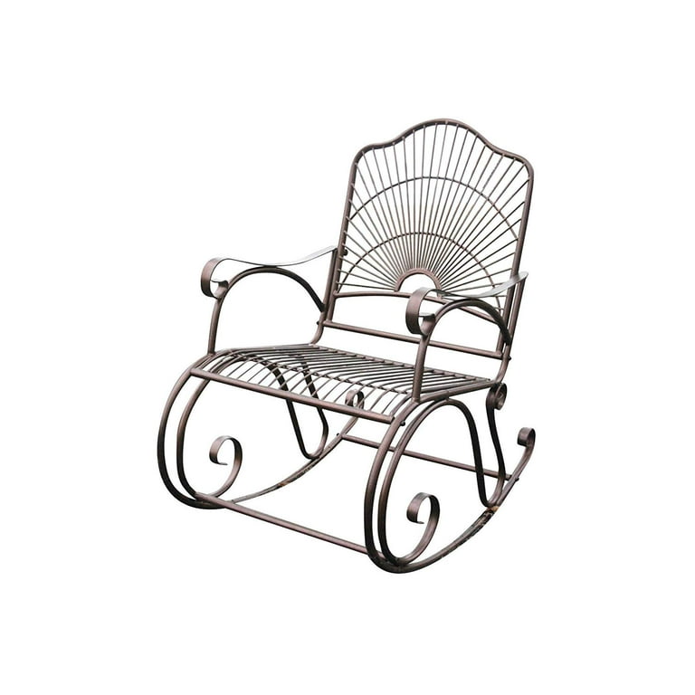 International Caravan Sun Ray Iron Rocker International Caravan Sun Ray Iron Rocker