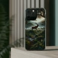thumbnail image 3 of DistinctInk Hybrid (Acrylic / TPU) Clear Slim Fit Case for Apple iPhone 12 Pro (6.1" Screen) - "Majestic Mythical Deer: Enchanting Forest of Whimsical Wildlife", 3 of 8