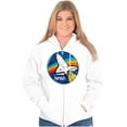 thumbnail image 3 of NASA Retro Vintage Space Shuttle Cool Unisex Plus Size Zip Hoodie Brisco Brands 2X, 3 of 5