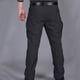 thumbnail image 4 of Pantalones largos para hombre, con botones, cremallera, informales, multibolsillos, deportivos, gruesos, 4 of 5