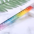 thumbnail image 4 of Peggybuy Anti-Static Rainbow Hair Comb Double Head Entangled Hair Styling Tool (1), 4 of 7