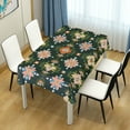thumbnail image 4 of Yayeee Tablecloths 60" x 60" Rectangle Wrinkle Resistant Party Table Cover, Pink Geometric Flowers, 4 of 8