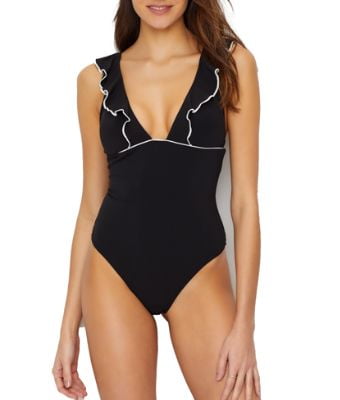 malia ruffle one piece swimsuit