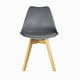 thumbnail image 3 of Set de 4 Sillas de Comedor Acojinadas Frankfurt Gris Mundo In Casa, 3 of 9