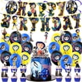 thumbnail image 1 of Buy 2 get 10% off ! Theme Birthday Party Decoration Girl's Birthday Flag Cake Card Insertion Spiral, 1 of 4