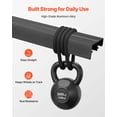 thumbnail image 4 of VEVOR Bypass Sliding Door Hardware Kit, 5 ft Aluminum Alloy Dual-Track Bypass Door Hardware, Smooth and Quiet Sliding, Easy to Install, for 1" to 1 3/4" Thickness 30" Width 2 Door System, for Closet, 4 of 9