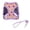 Flower-Purple, variant on Step in Dog Harness and Leash Set, Flower Adjustable Easy Walk Puppy Harnesses, Soft Mesh Pet Vest Harness Small Size Dog Adjustable No Pull Dog Harness for Small Medium Dogs