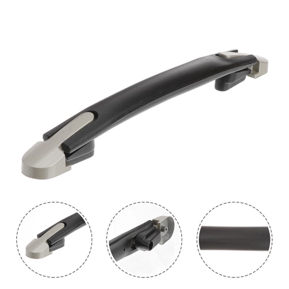 FOMIYES 2Pcs Luggage Case Handle Replacement Black Easy to Install Comfortable Travel Suitcase Grip