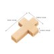 thumbnail image 2 of AURARMLET 200Ud Dijes Cruz Pequeños De Madera Natural Para Pulseras Y Collares Retro, 2 of 8