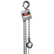 JET AL100 Hand Chain Hoist Aluminum 1 Ton Capacity 20 Ft. Lift