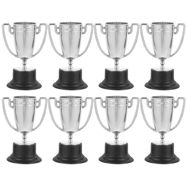 EeaseCA 8 Pcs Mini Trophées Trophées Coupes Dorées Récompenses pour Enfants École