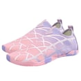 thumbnail image 4 of CQONEPT Men Womens Water Shoes Quick Dry Water Shoes Athletic Sport Barefoot Shoes for Swim Pool Beach Hiking Kayaking Purple 6, 4 of 7