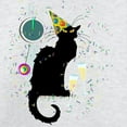 thumbnail image 3 of CafePress - Chat Noir New Years Party Countdown Sweatshirt - Crew Neck Sweatshirt, 3 of 4