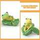 thumbnail image 4 of 2 mini ranas decorativas de resina para mesa, modelos de ranas, ranas pequeñas, manualidades, decoraciones, 4 of 8