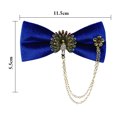 thumbnail image 2 of Nœud Papillon pour Homme Mode Strass Ajustable Pré-Noué Nœud Papillon Formel Nœud Papillon, 2 of 6