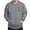 Graphite Gray, variant on CafePress - Trombones Kick Brass Zip Hoodie - Zip Hoodie, Classic Hooded Sweatshirt with Metal Zipper
