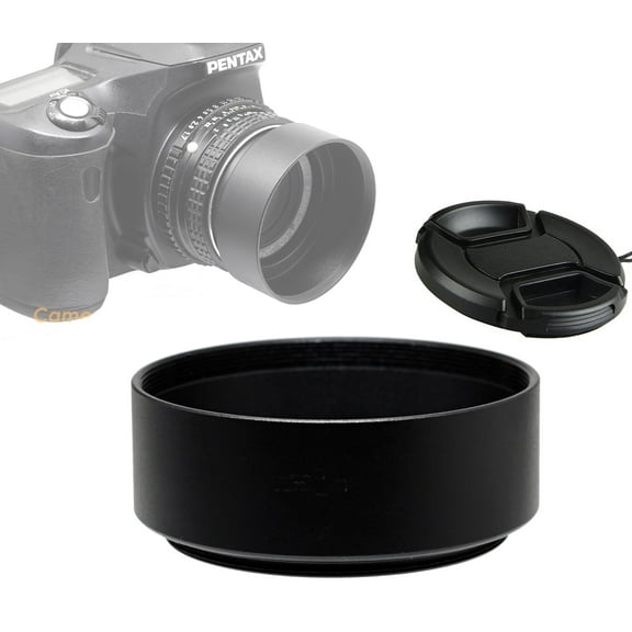 fotasy 49mm metal screw-in lens hood for pentax and takumar standard lens