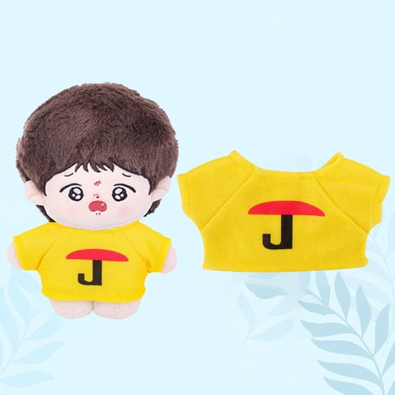 Cartoon Animal Print T-Shirt for 11 Inch Doll, Fashion Doll Clothes Doll Outfit for Dress Up Christmas Birthday Gifts