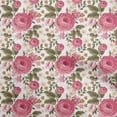 thumbnail image 1 of oneOone Polyester Spandex Pink Fabric Floral Sewing Craft Projects Fabric Prints By Yard 56 Inch Wide, 1 of 4