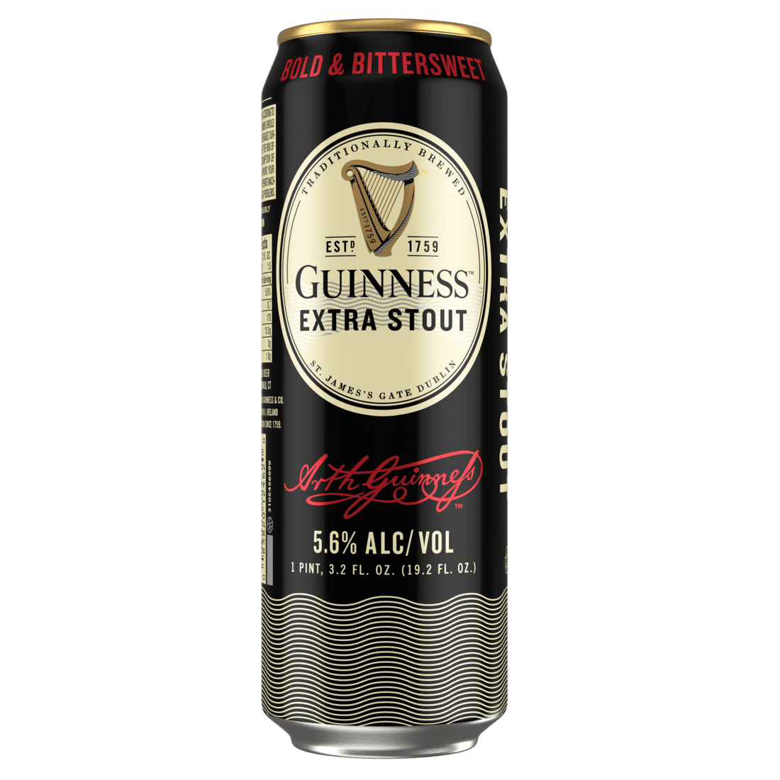 Guinness Extra Stout Single 19 2 Fl Oz Can Walmart Com Walmart Com