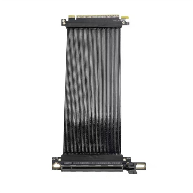 Cable Elevador PCIE 5.0 X16 en Ángulo Recto de 90° para Tarjeta Gráfica GPU, Cable PCI-e 5.0 Gen5 de 64 GB/S, 20 cm